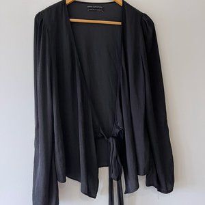 Urban Outfitters - Extra small black silk top